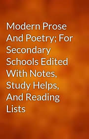 Modern Prose And Poetry; For Secondary Schools